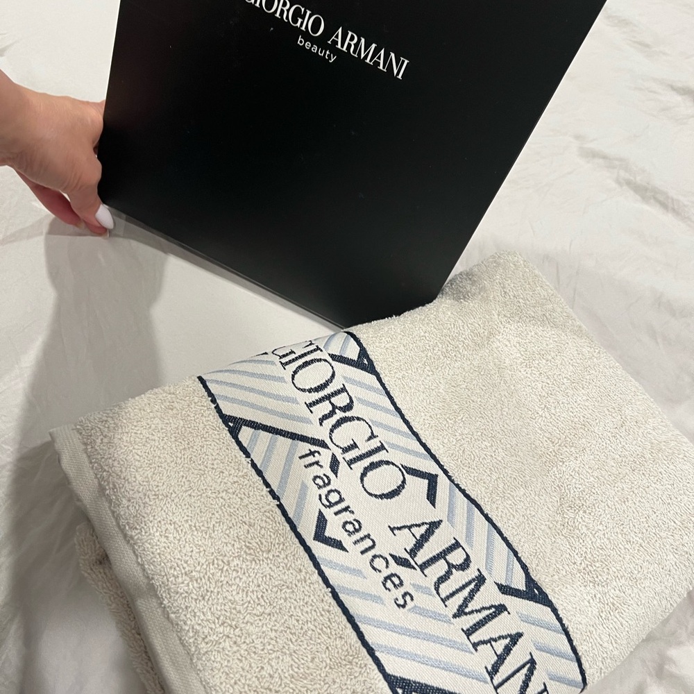 Armani towel